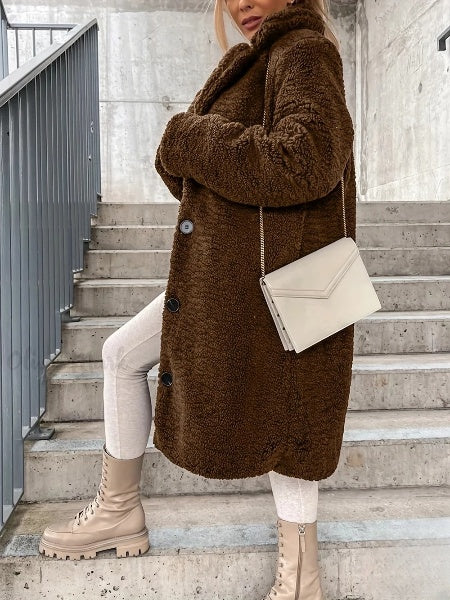 an elegant winter dress