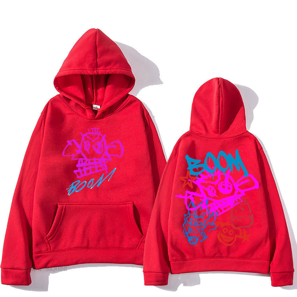Valenzora | Arcane Jinx Cartoon Langarm-Kapuzenpullover
