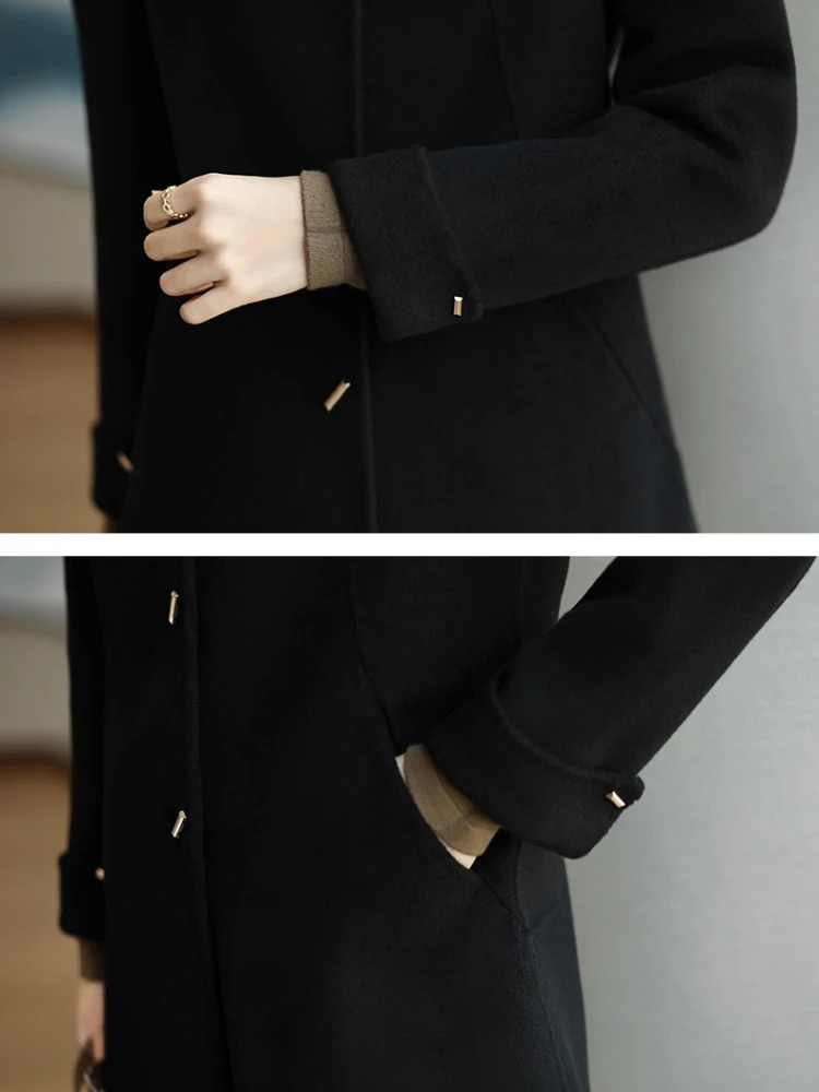 Valenzora | Classic trench coat with peak collar