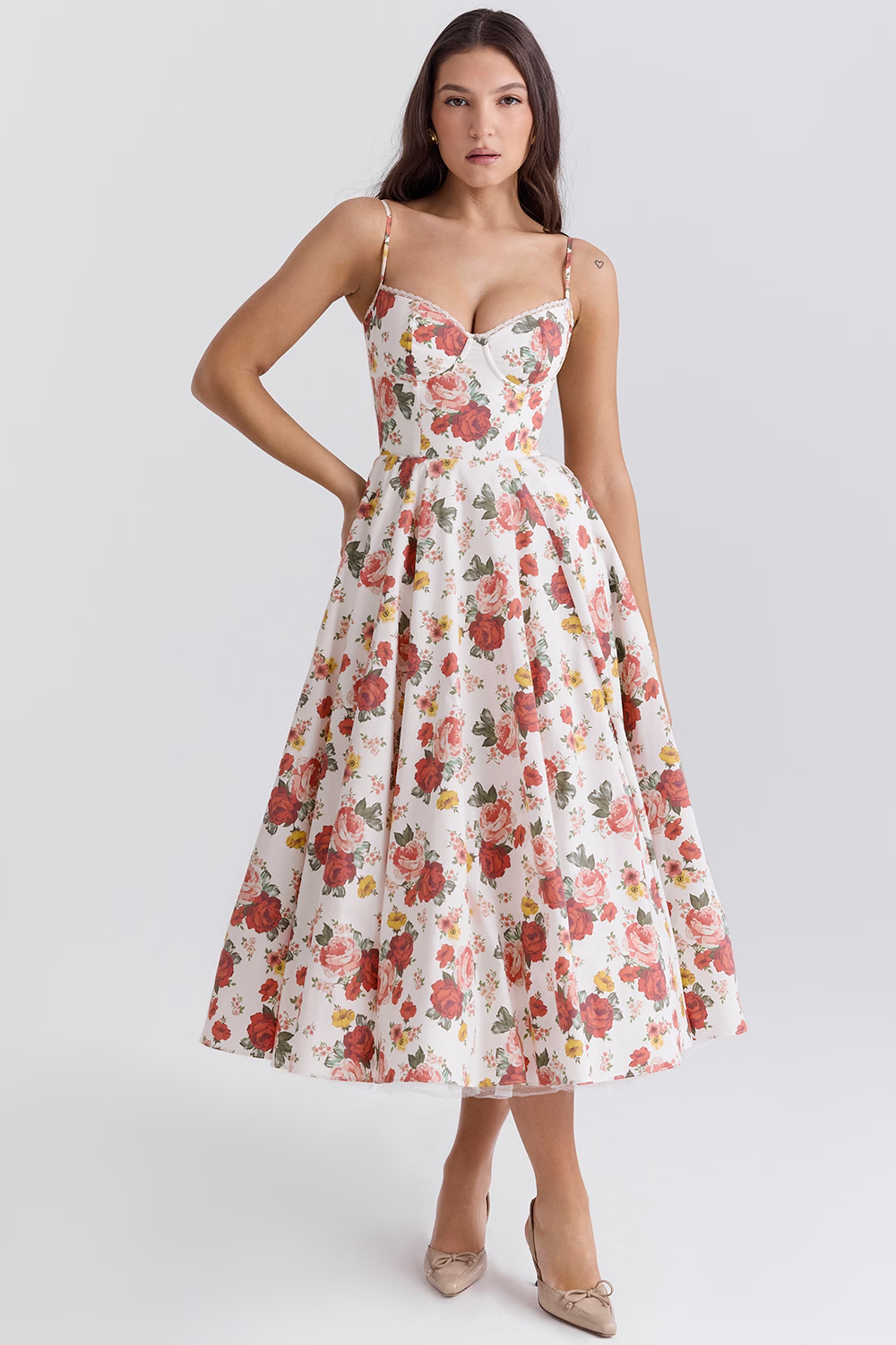 Valenzora | Elegantes Midikleid