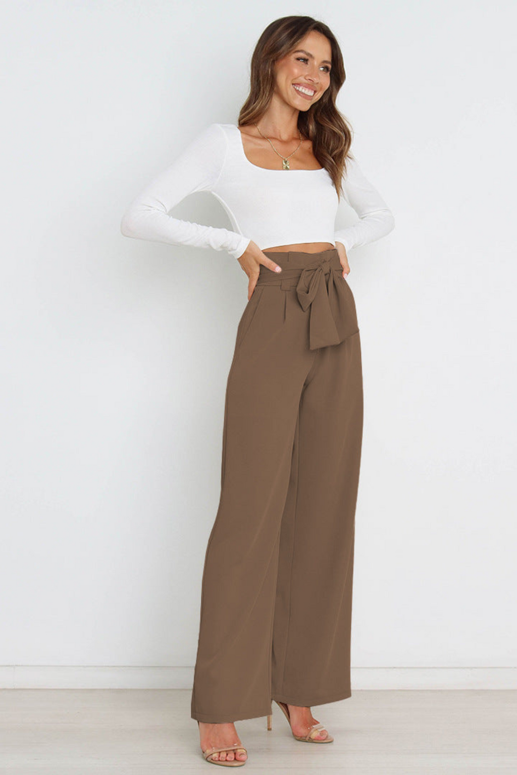 Valenzora | Long Linen Trousers for Women