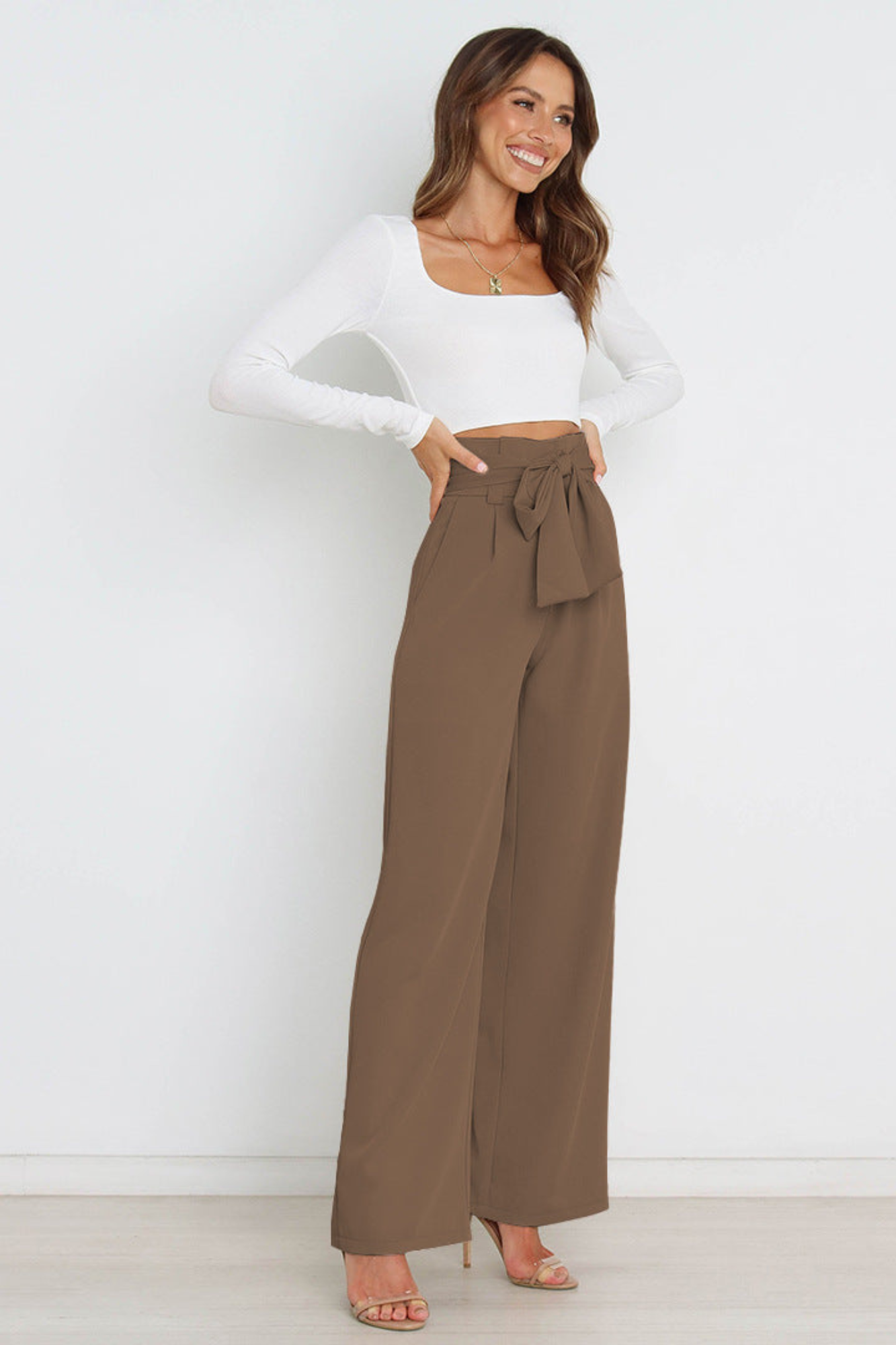 Valenzora | Long Linen Trousers for Women