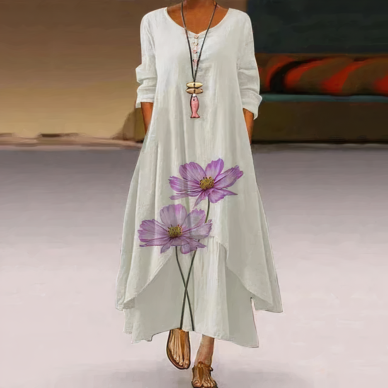 Valenzora | Elegant fashion cotton dress