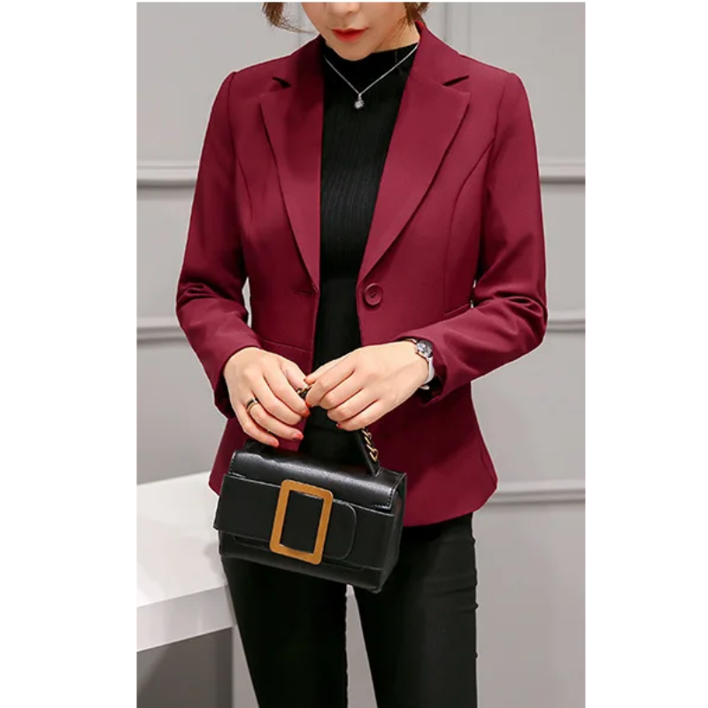 Valenzora | Eleganter Damen-Blazer mit langen Ärmeln. Perfekt fürs Büro.