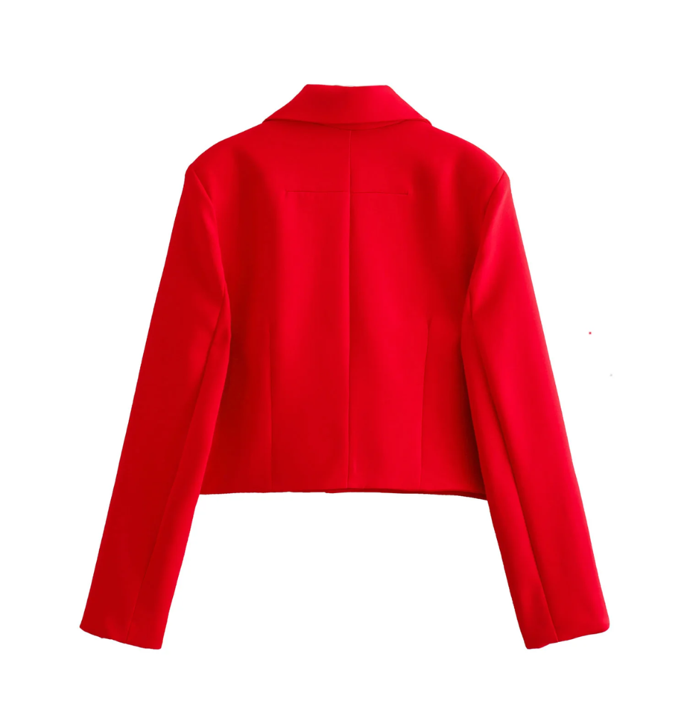 Valenzora | Women's Bomber Jacket Short Jacket with Four Front Pockets and Minimalist Design