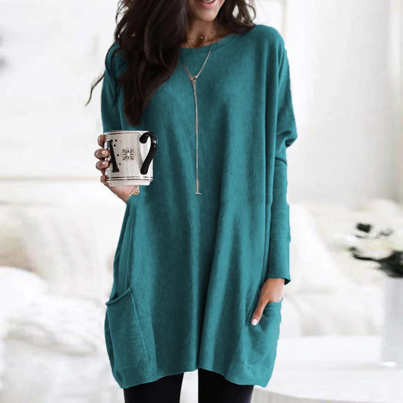 Valenzora | Tunic with long sleeves and pockets