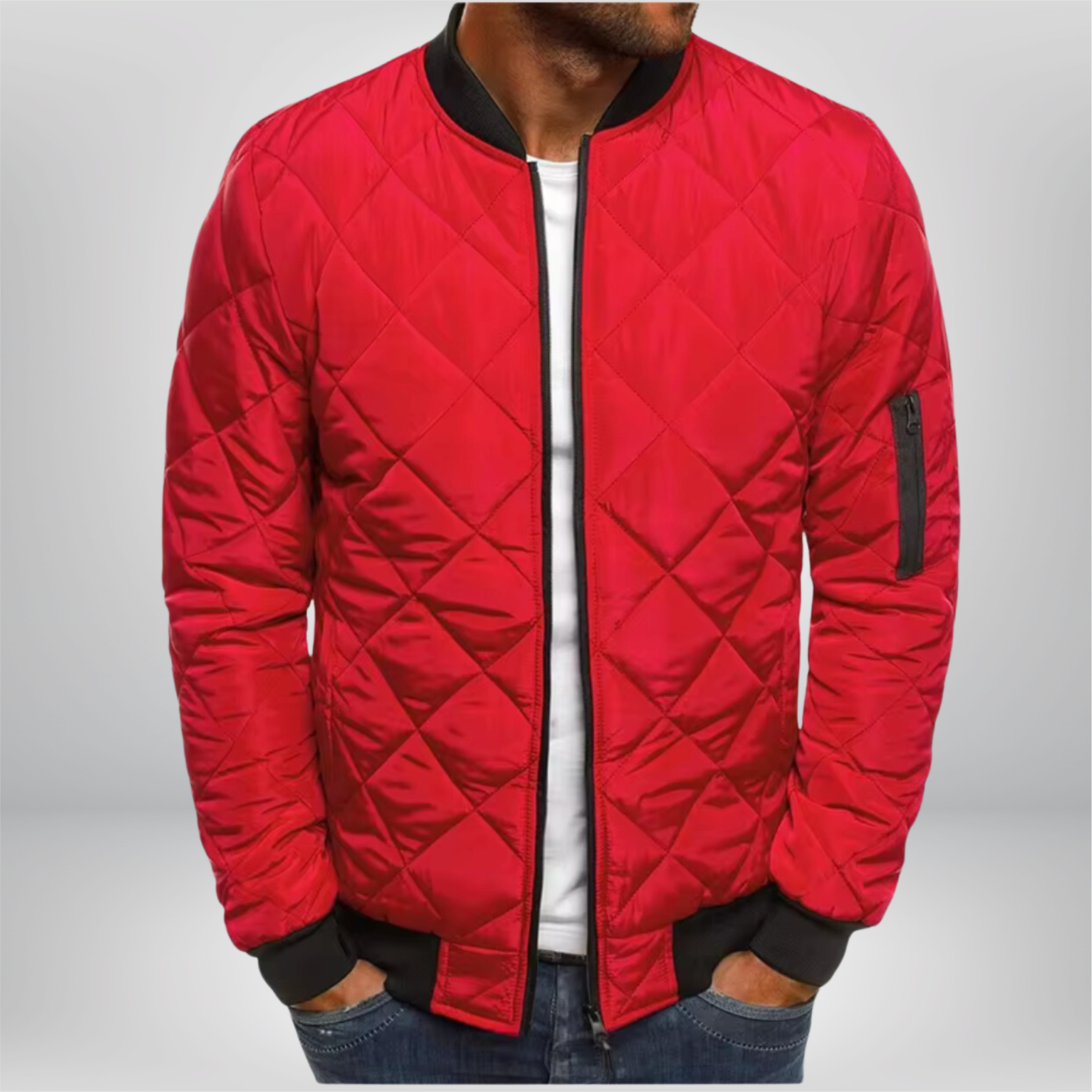 Valenzora | Padded bomber jacket