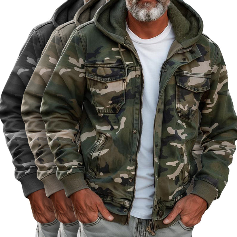 Valenzora | Jacket with camouflage print