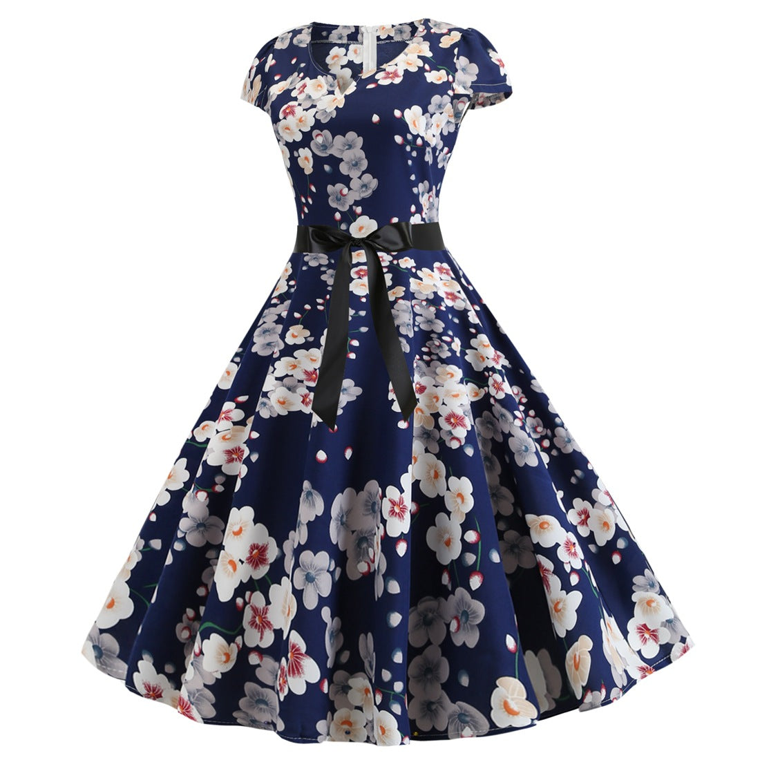 Valenzora | Damenkleid für Hochzeitsgäste mit weitem Saum