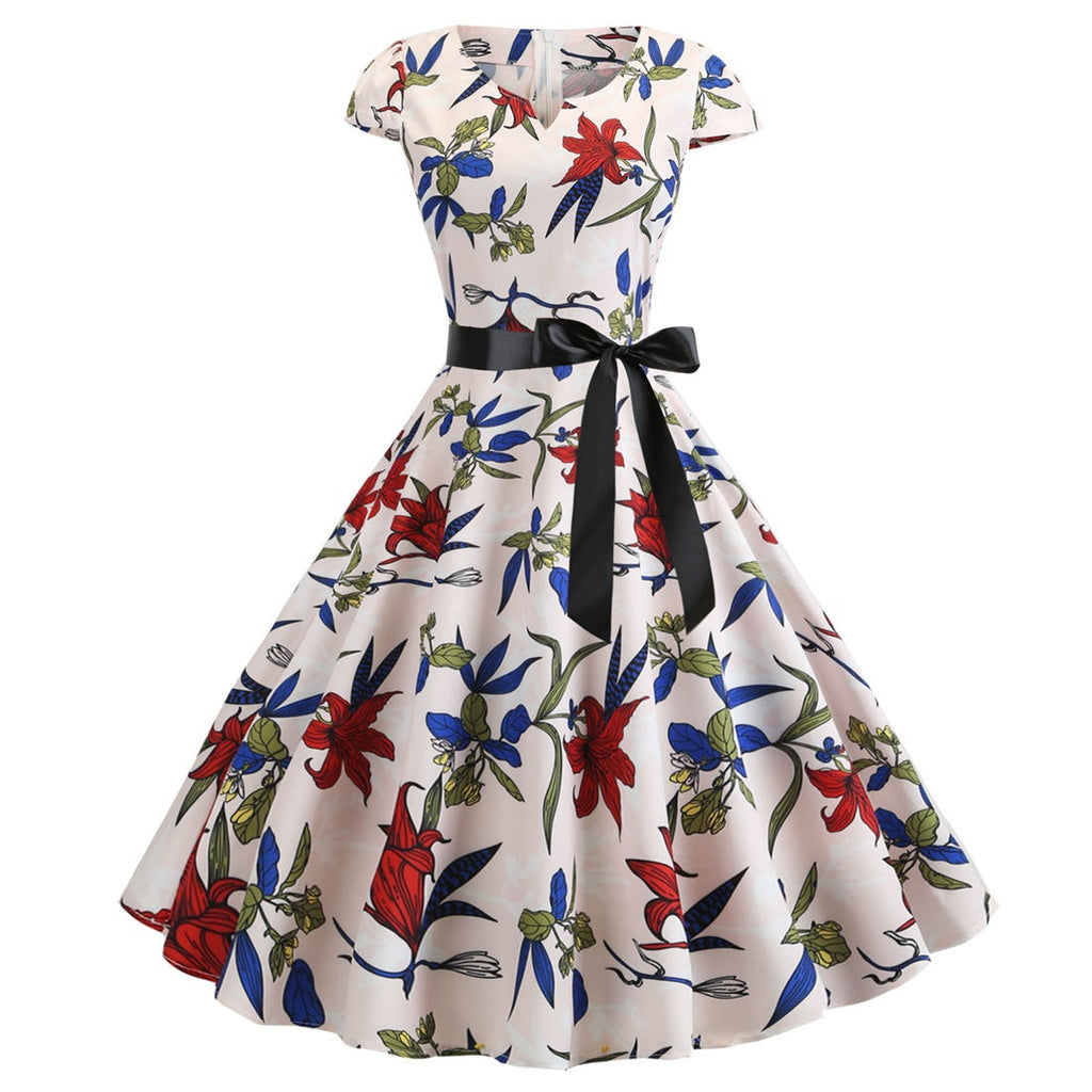 Valenzora | Damenkleid für Hochzeitsgäste mit weitem Saum
