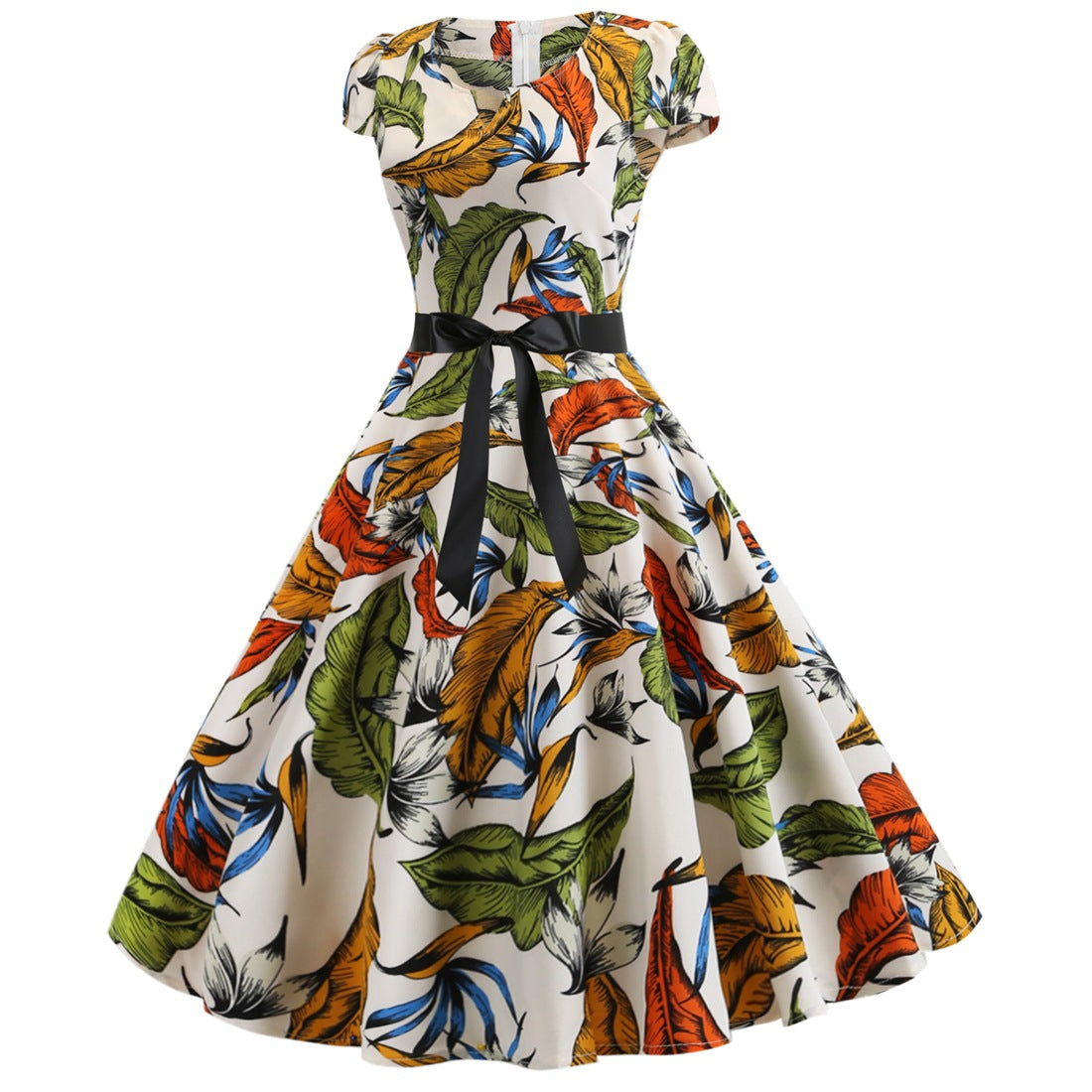 Valenzora | Damenkleid für Hochzeitsgäste mit weitem Saum