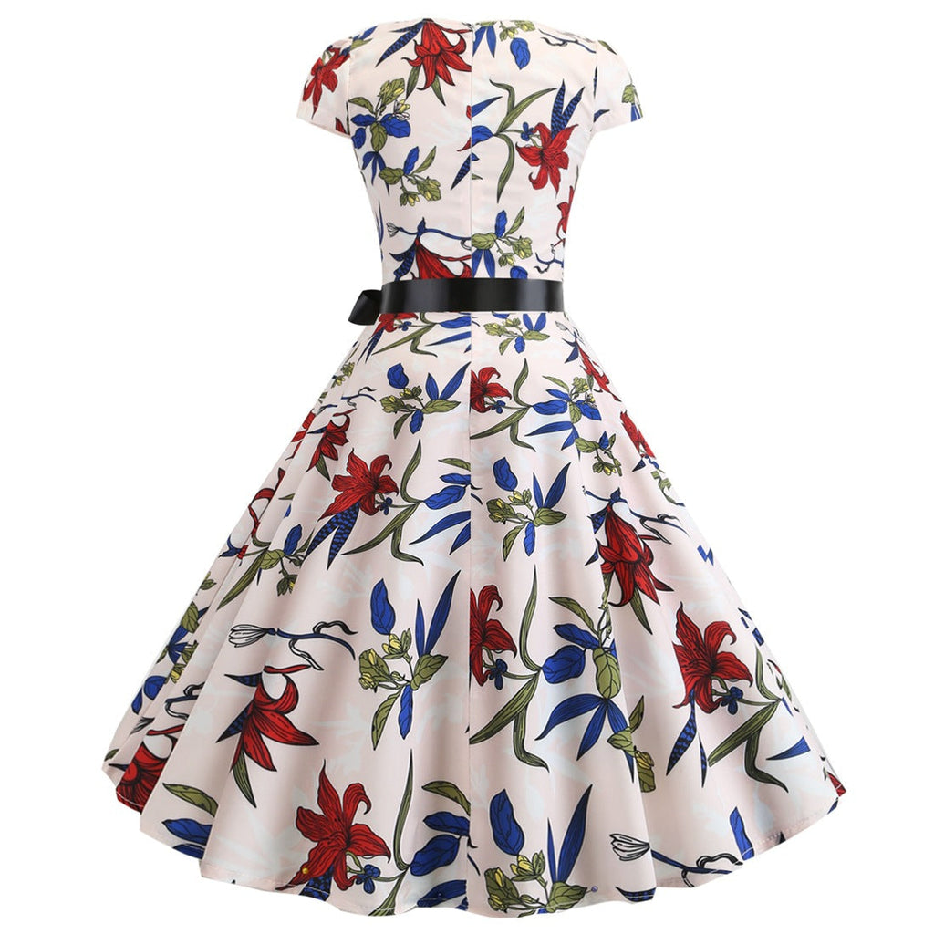 Valenzora | Damenkleid für Hochzeitsgäste mit weitem Saum