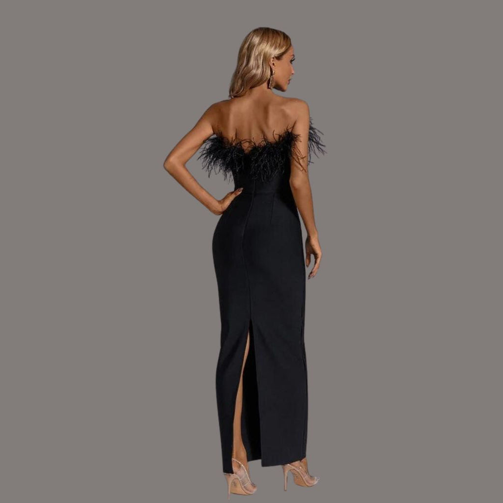 Valenzora | Schwarzes Abendkleid