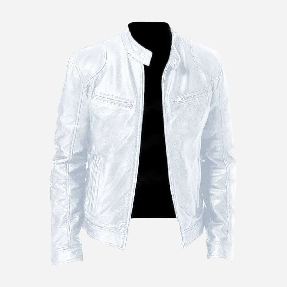 Valenzora | Stylish Moto Leather Jacket