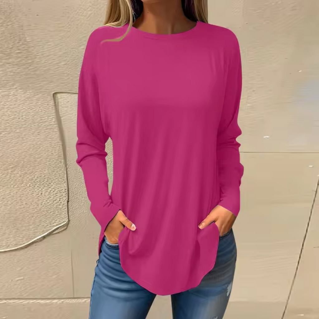 Valenzora - Round neck sweater made of cotton