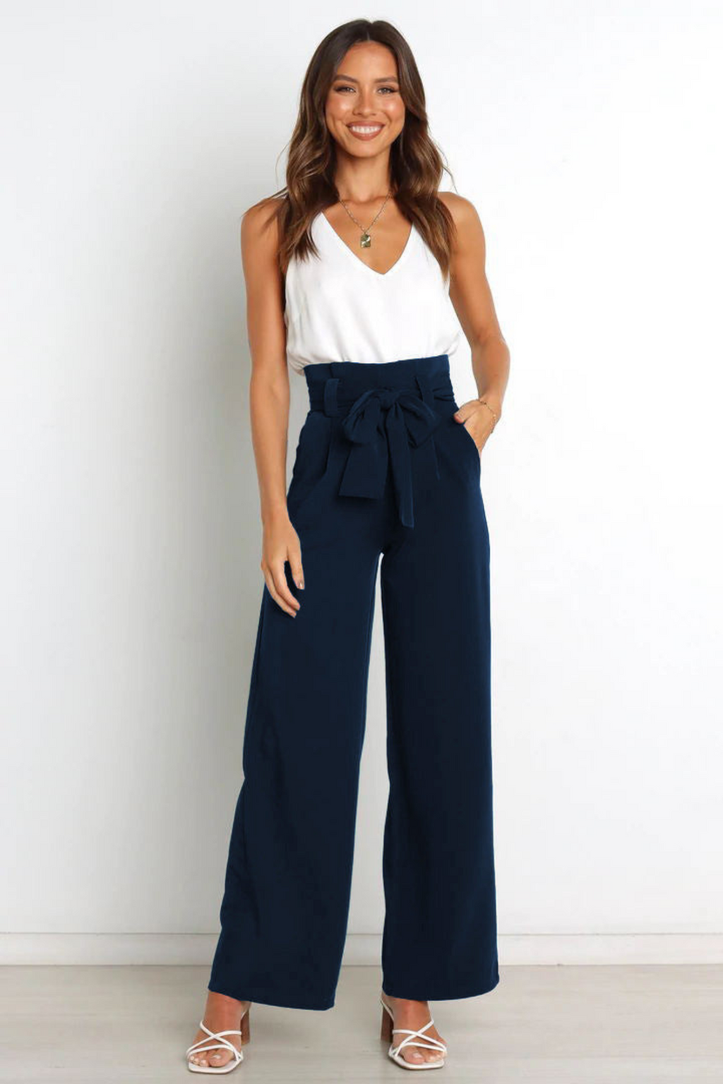 Valenzora | Long Linen Trousers for Women