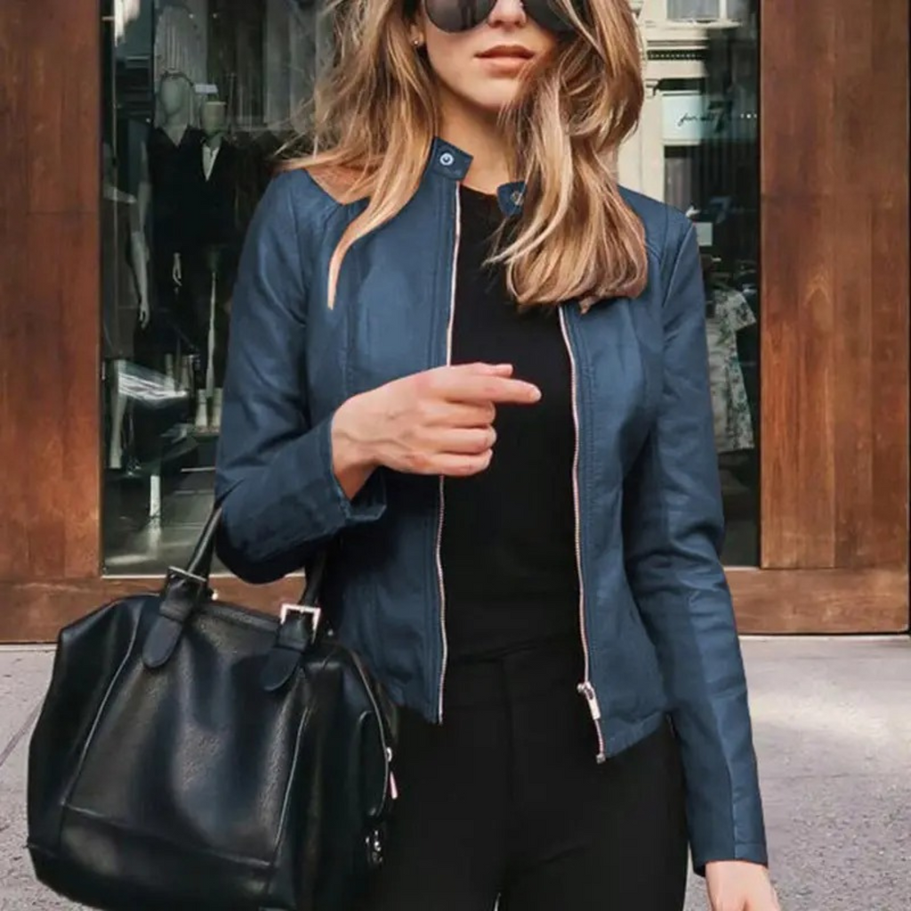Valenzora - women's leather motorcycle jacket