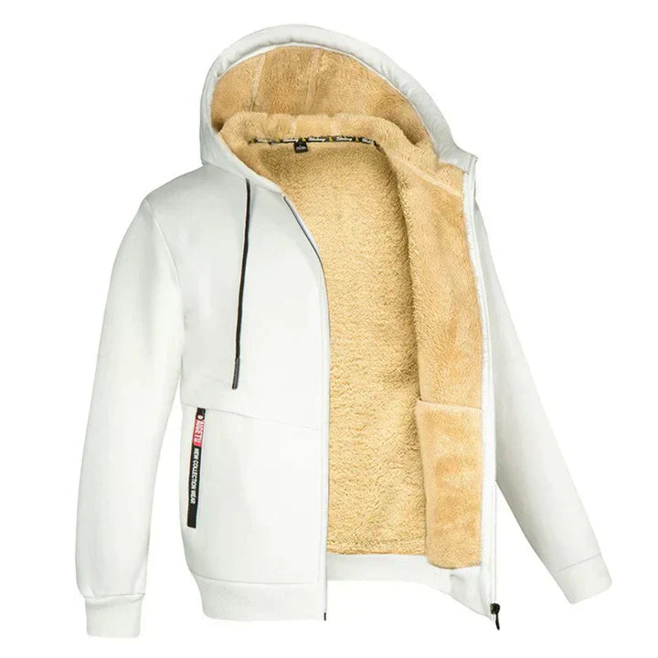Valenzora | Kapuzenpullover mit Fleece-Futter und Reißverschluss
