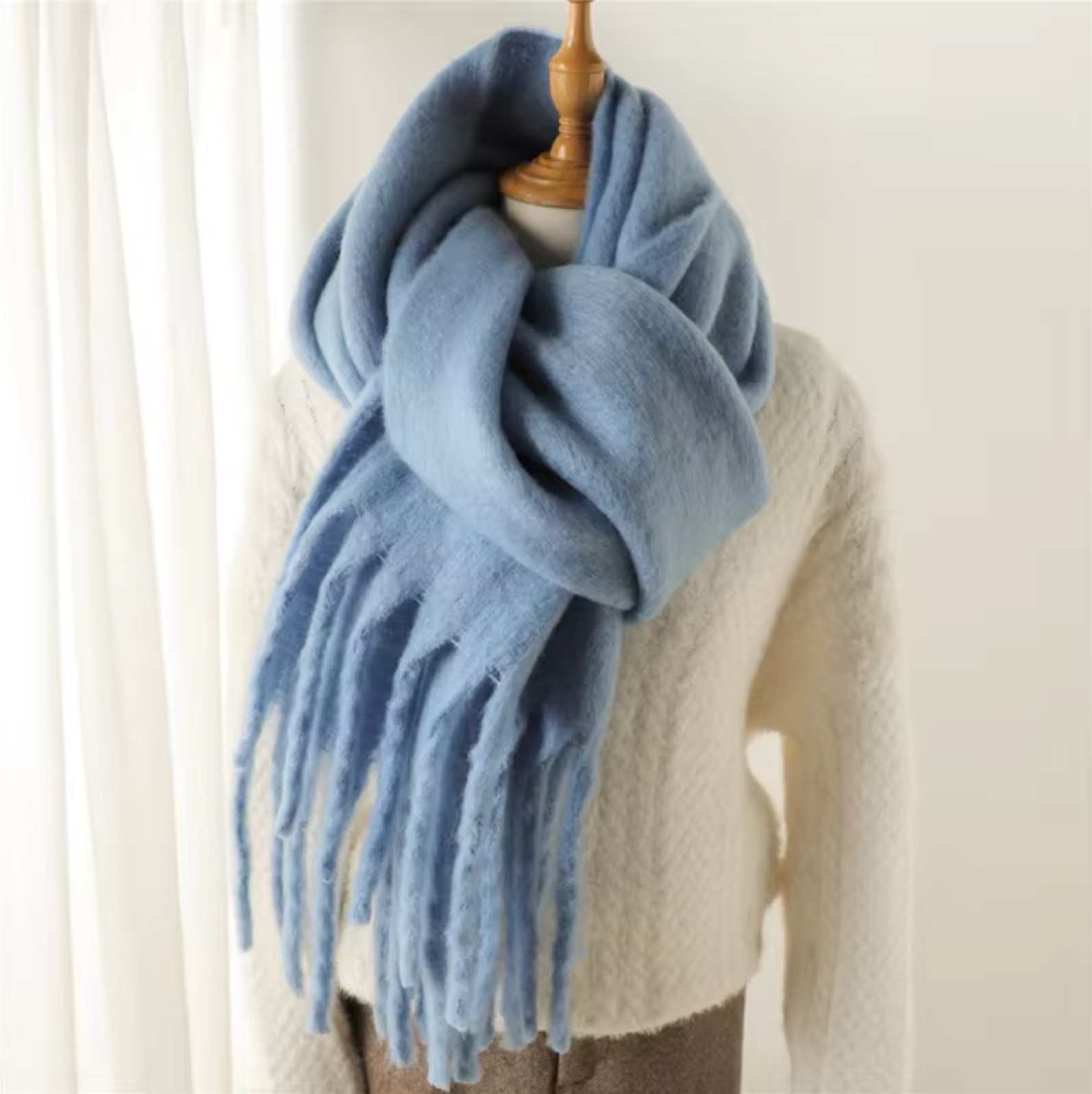 Valenzora | Cashmere winter scarf