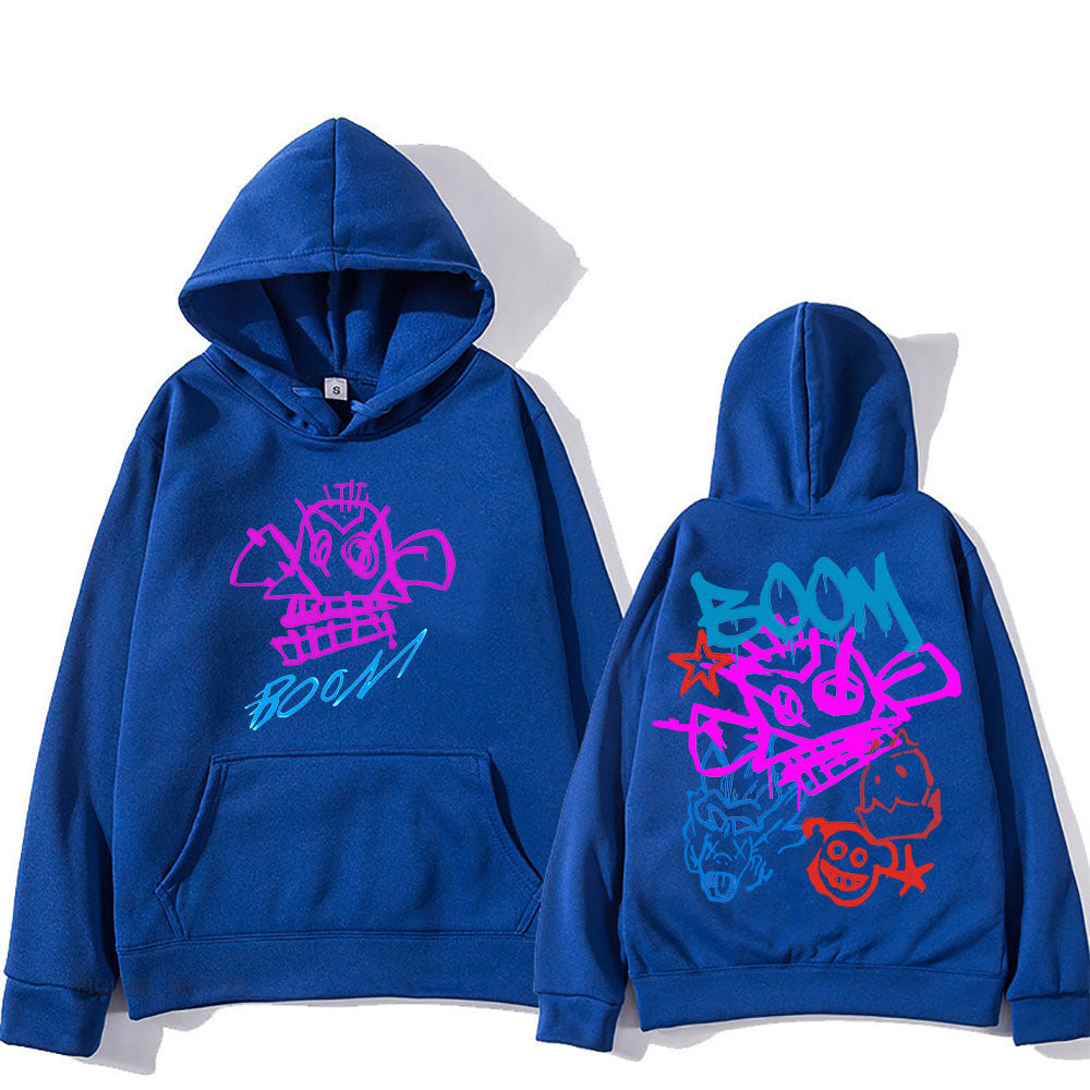 Valenzora | Arcane Jinx Cartoon Langarm-Kapuzenpullover