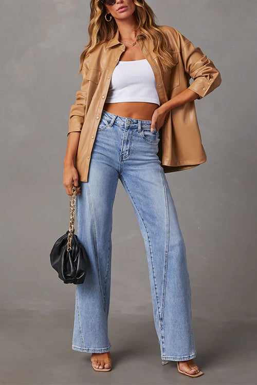 Valenzora | Rosiedress Timeless Distressed Straight Leg Splice Jeans