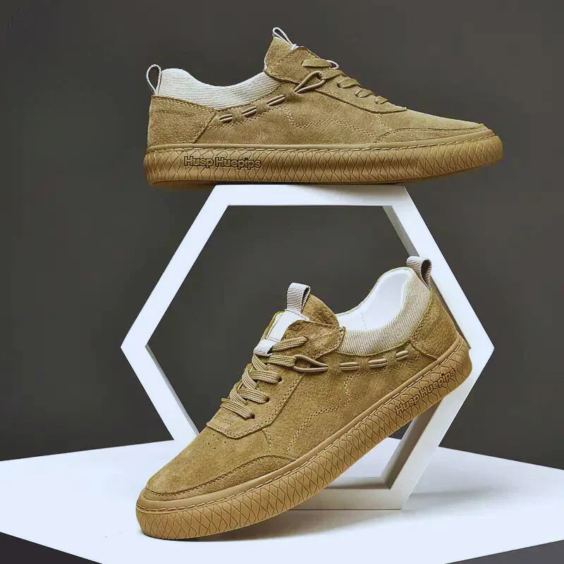Valenzora | Suede Sneakers with Textured Sole