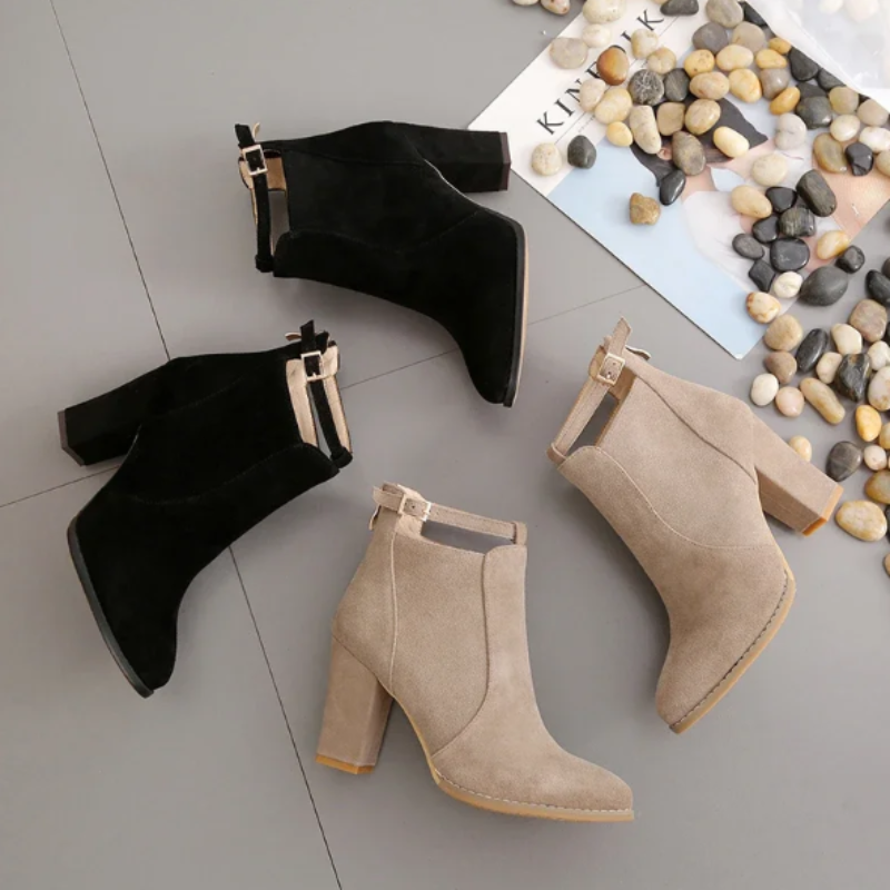 Valenzora | High block heel boots for women