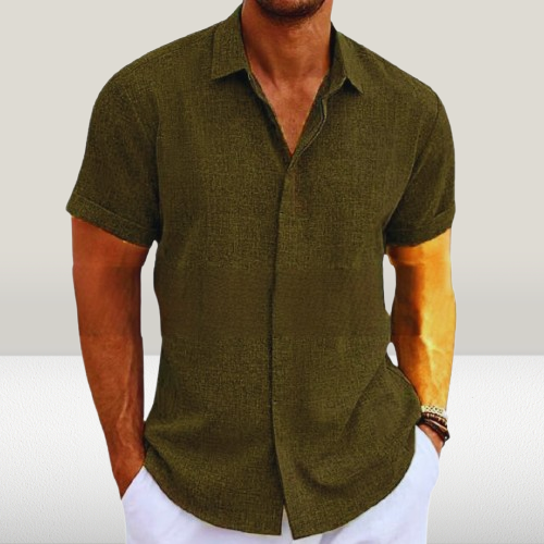 Valenzora | Short-sleeved shirt made of vegan microfiber