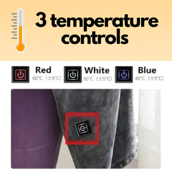 Valenzora | Warm fleece blanket | With temperature control