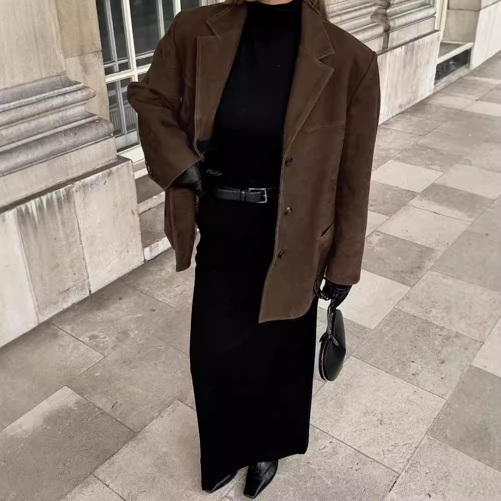 Valenzora | Suede Blazer