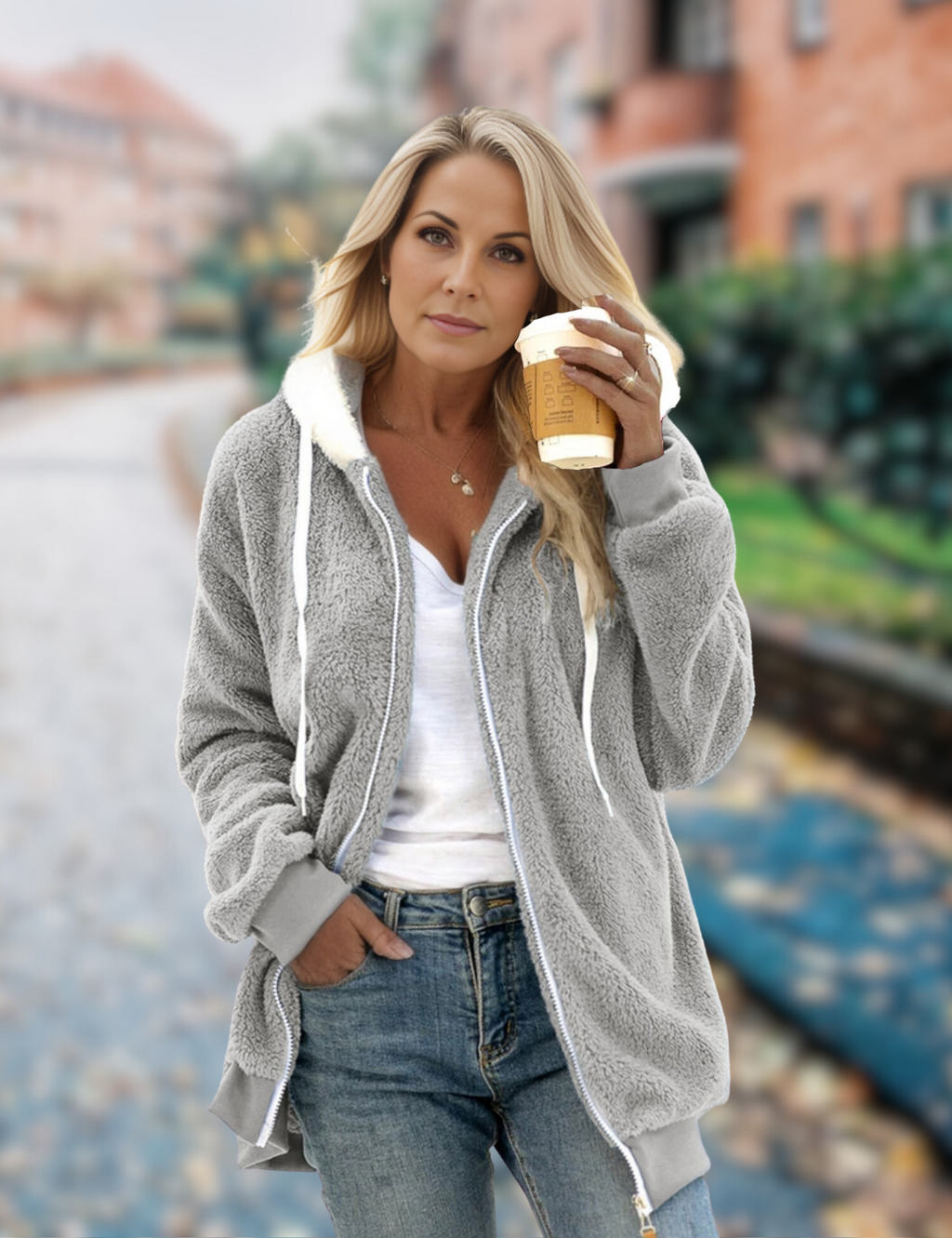 Valenzora | Comfortable Fleece Jacket for Women