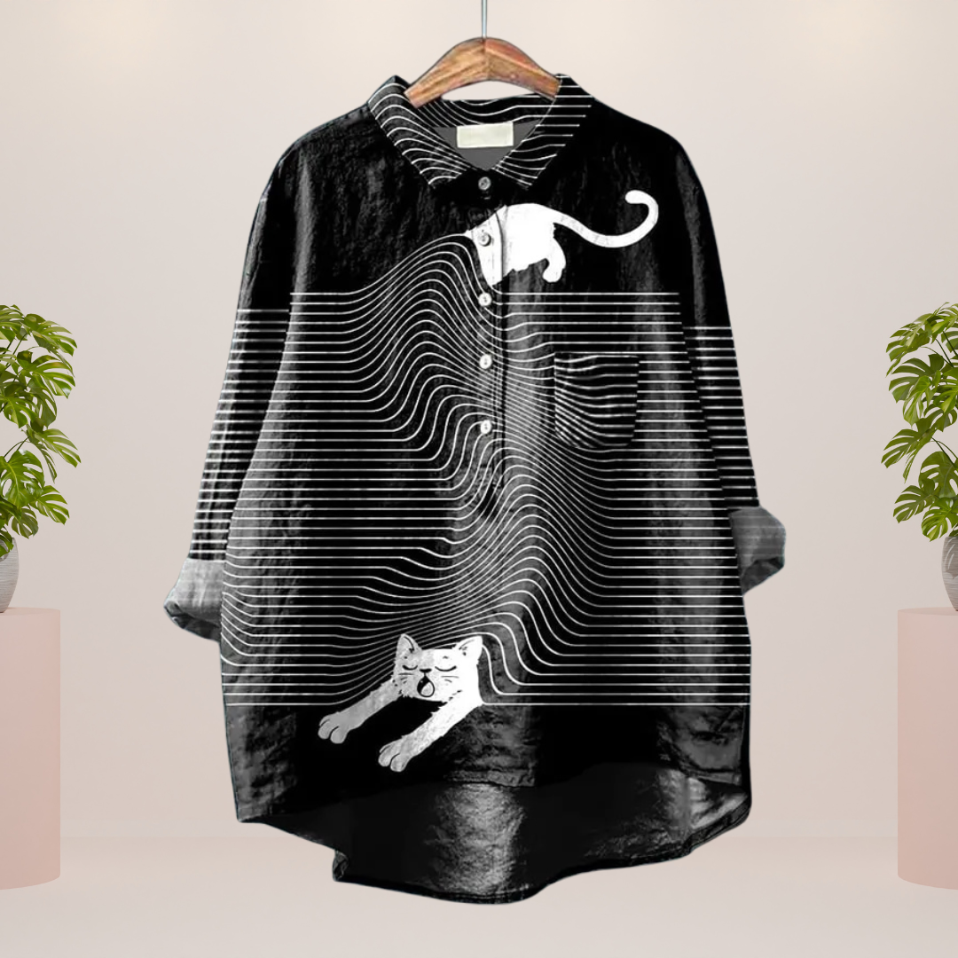 Valenzora | Exclusive women's shirt with art print