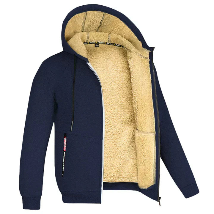Valenzora | Kapuzenpullover mit Fleece-Futter und Reißverschluss