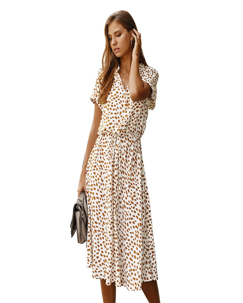 Valenzora | Women's Midi Shirt Dress