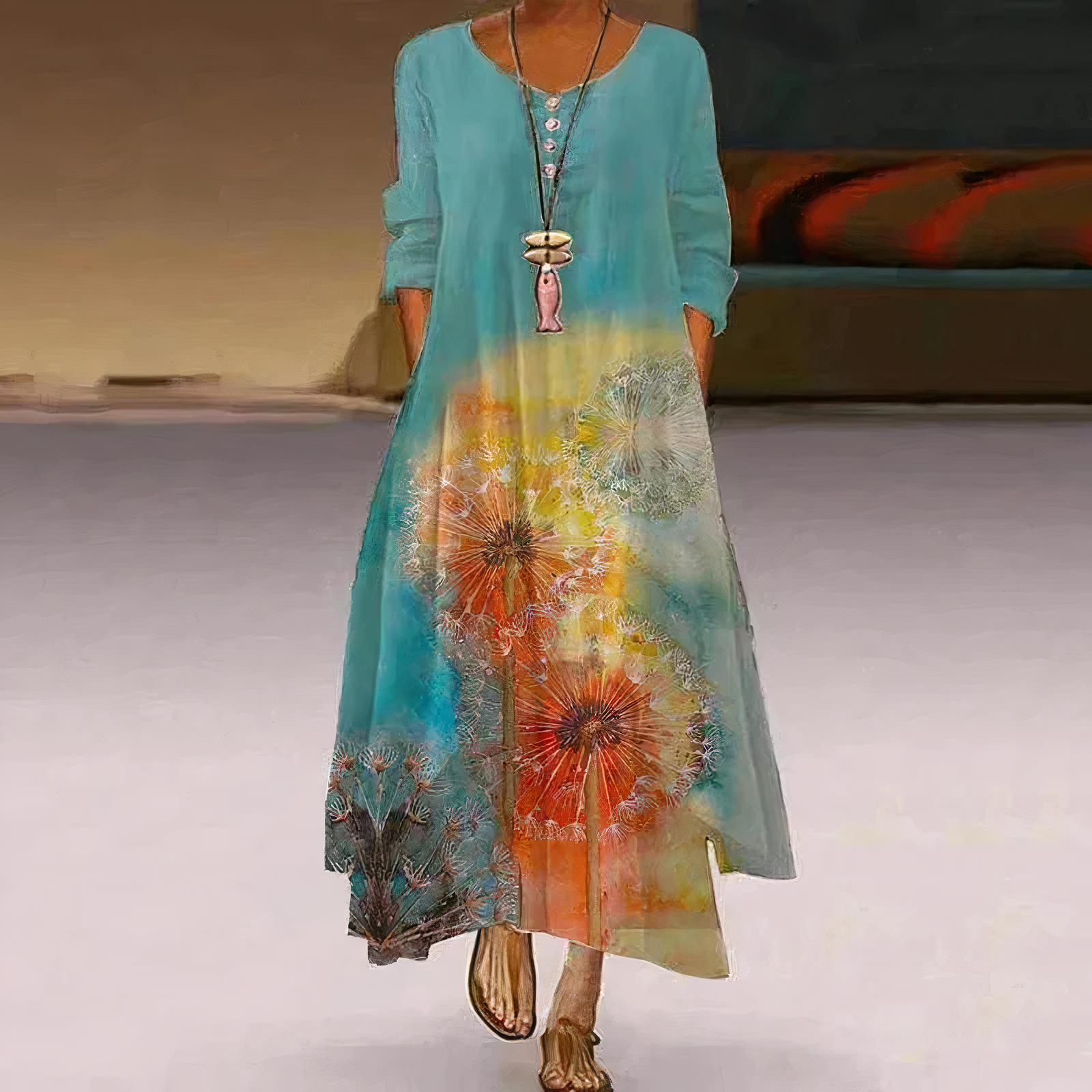 Valenzora | Elegant fashion cotton dress