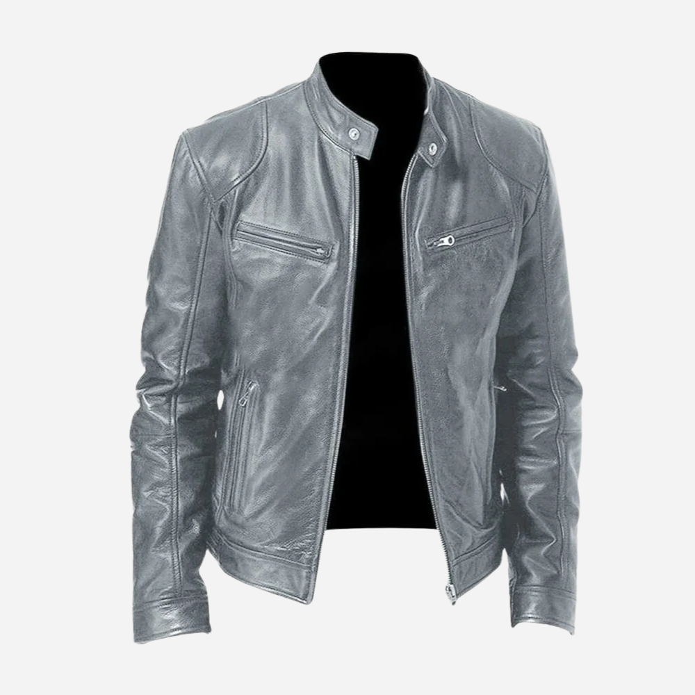 Valenzora | Stylish Moto Leather Jacket