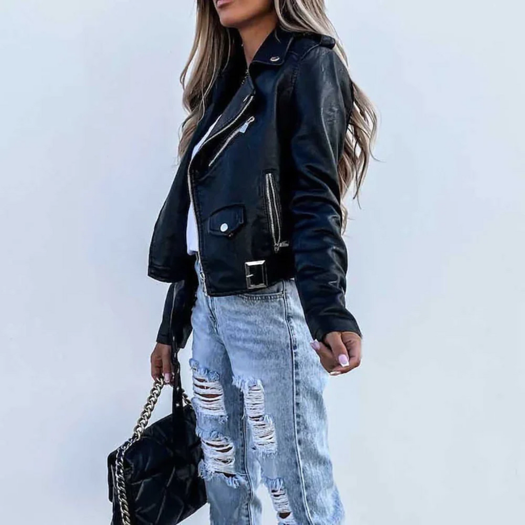 Valenzora | Biker-Lederjacke für Damen