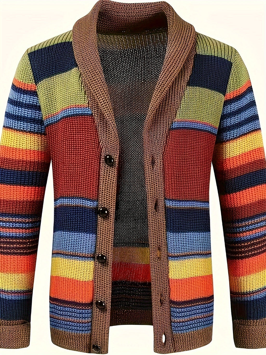 Valenzora | Strickjacke mit bunten Streifen