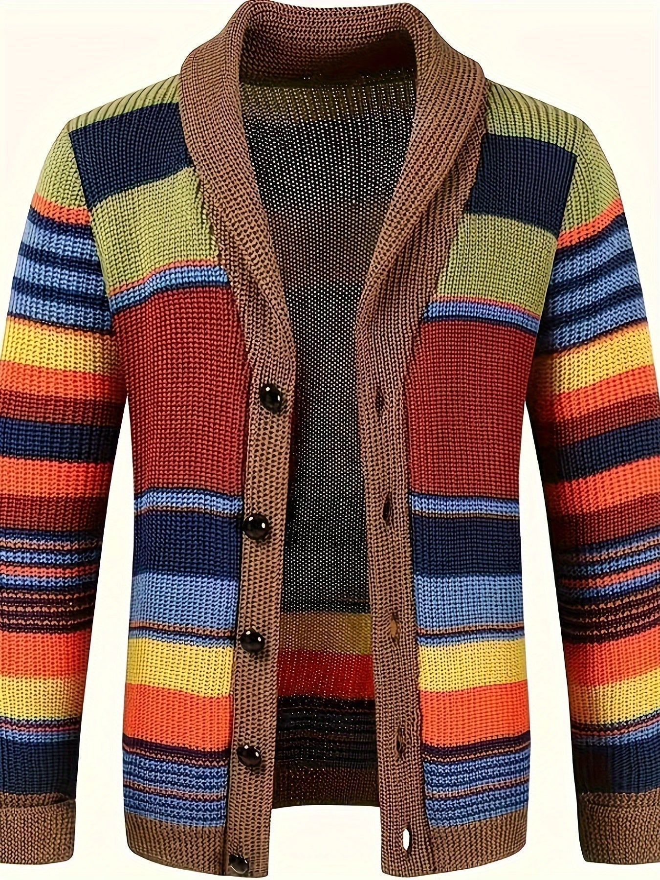Valenzora | Strickjacke mit bunten Streifen