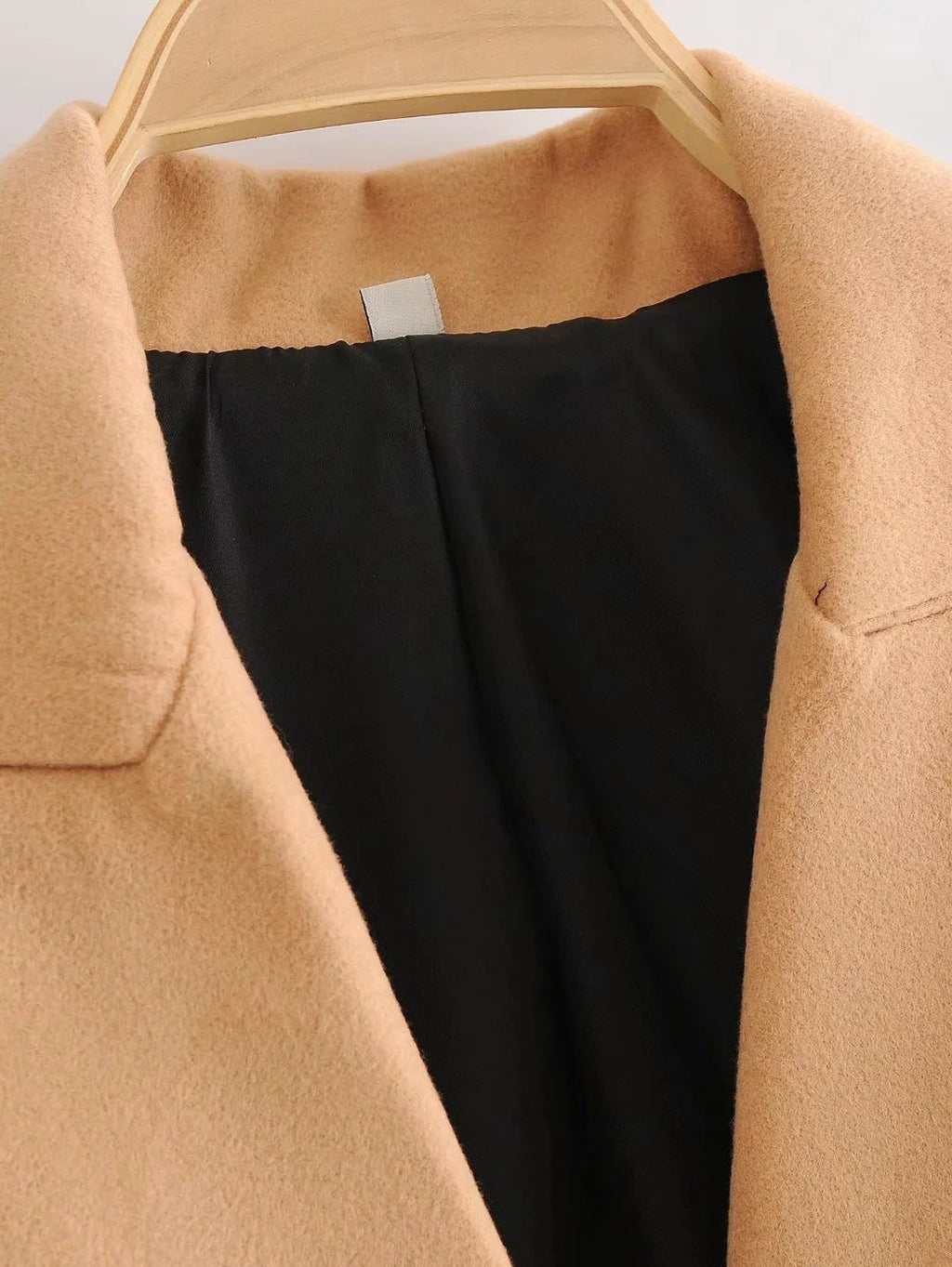 Valenzora | Double-breasted jacket with hood
