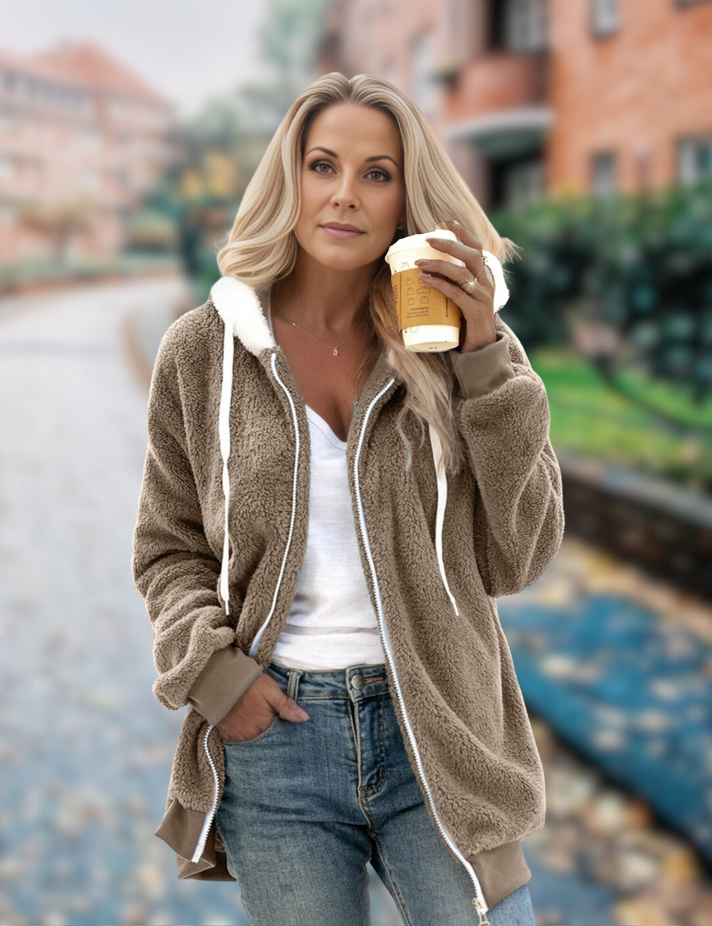 Valenzora | Comfortable Fleece Jacket for Women