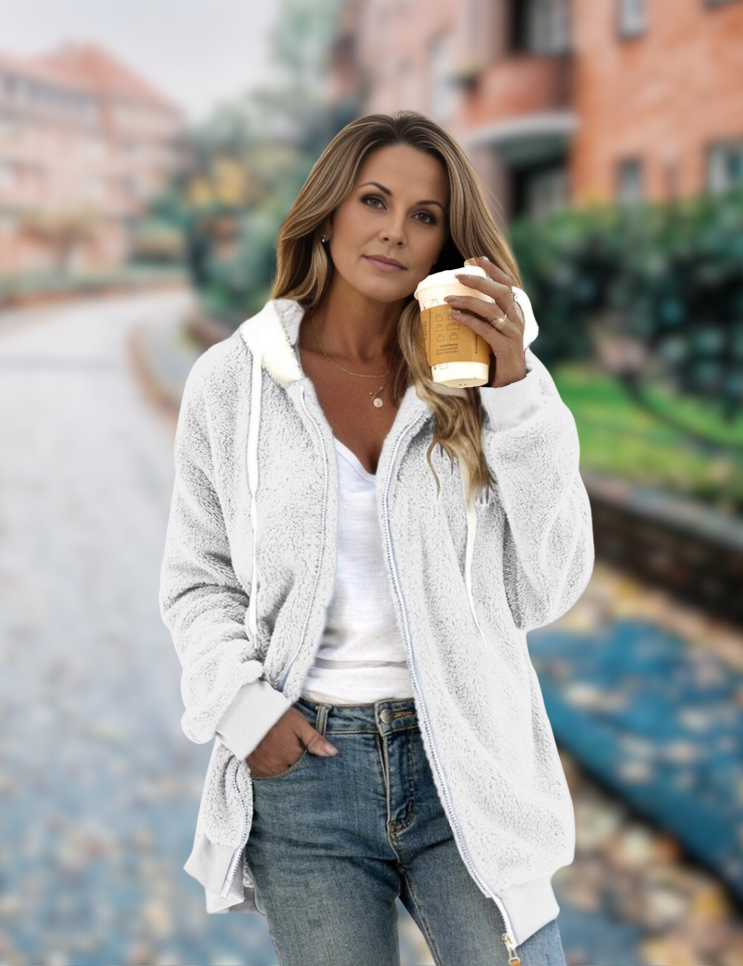 Valenzora Jacke | Bequeme Fleecejacke für Damen