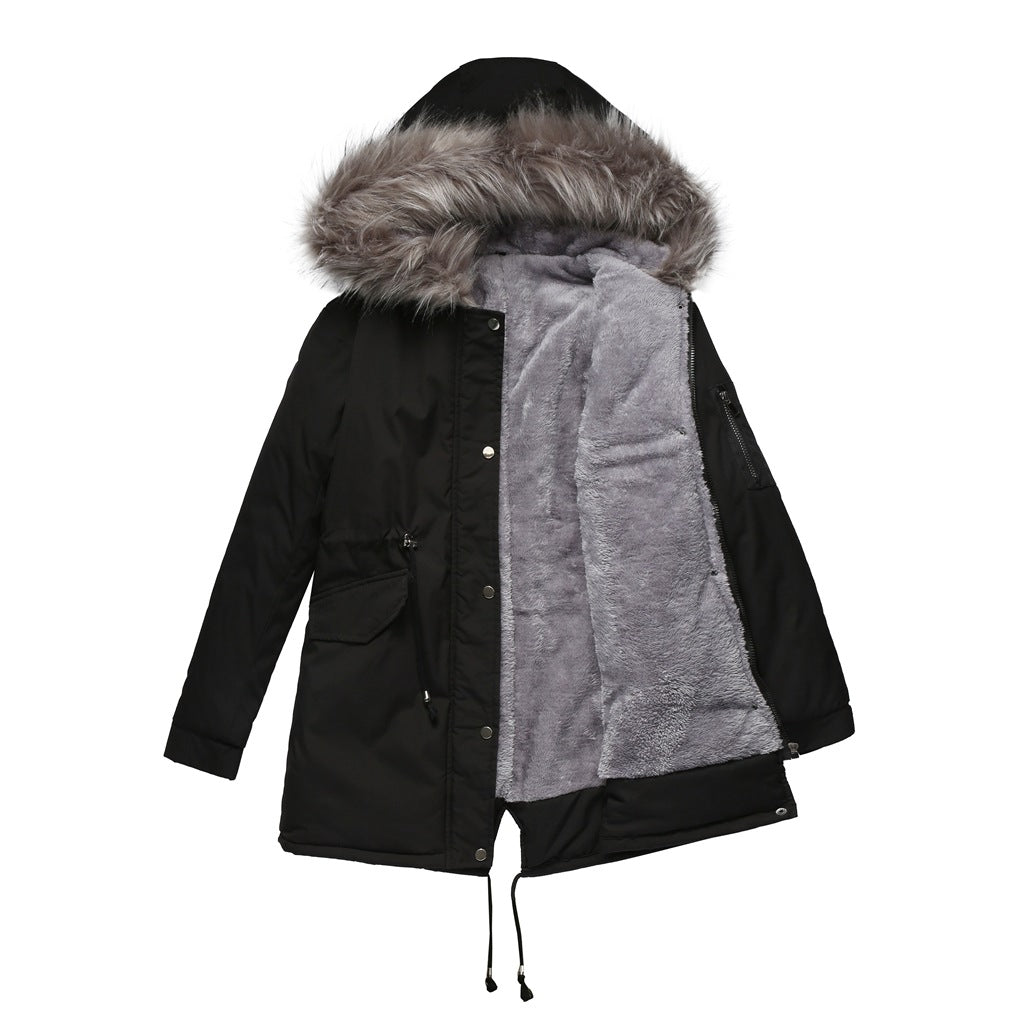 Valenzora | Women's parka with hood and modern design