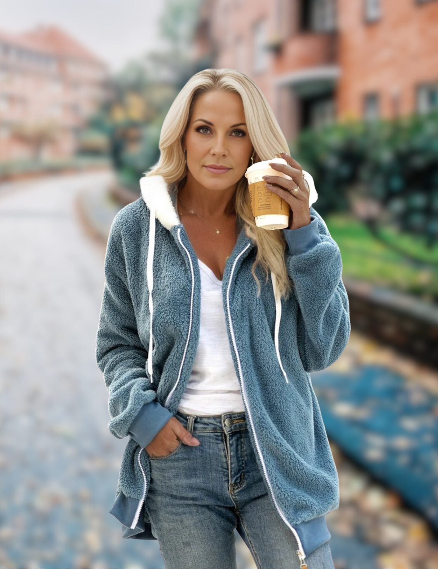 Valenzora Jacke | Bequeme Fleecejacke für Damen