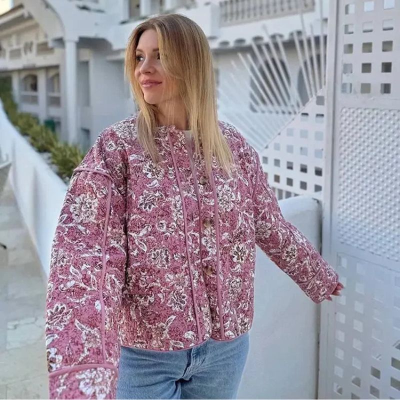 Valenzora | Floral, Padded Jacket