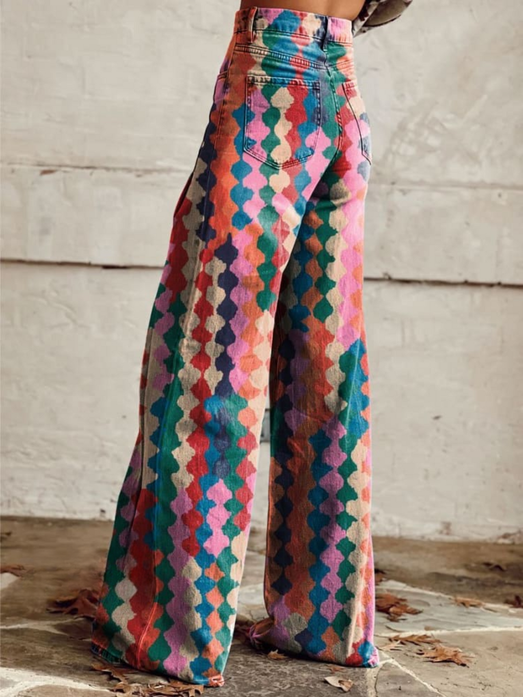 Valenzora | Comfortable vintage wide-leg trousers