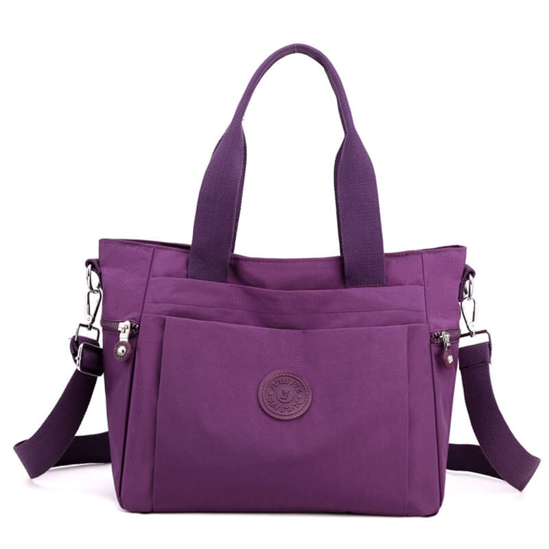 Multicolored tote bag with large capacity for women