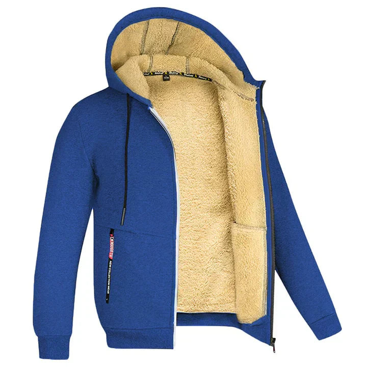 Valenzora | Kapuzenpullover mit Fleece-Futter und Reißverschluss