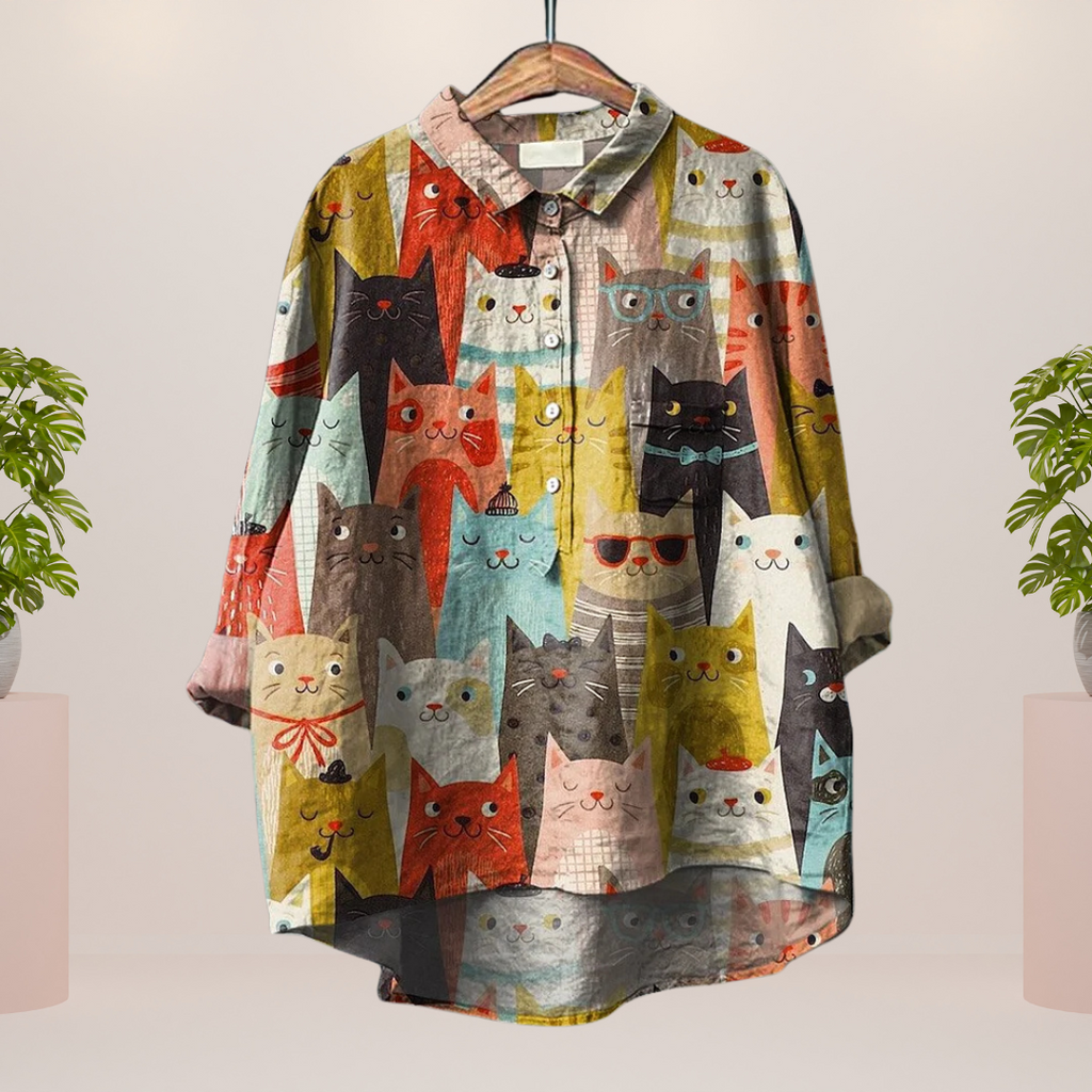 Valenzora | Exclusive women's shirt with art print
