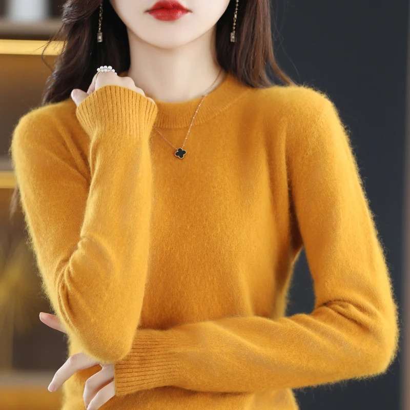 Valenzora | Damen Kaschmirpullover, luxuriöser Rundhals, weich & modisch